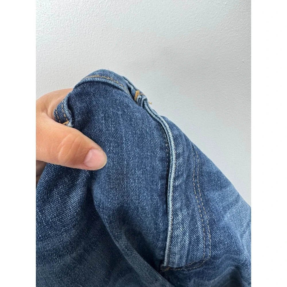 Classic Levi's Mens 36x32‎ 505 Regular Fit Jeans Blue Medium Wash Stretch Denim